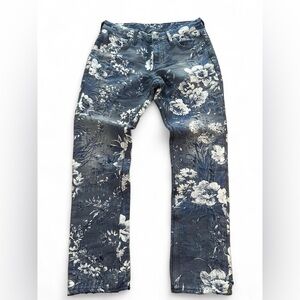 Ralph Lauren Purple Label Women’s Floral Embellished 160 Straight Jeans 27x27